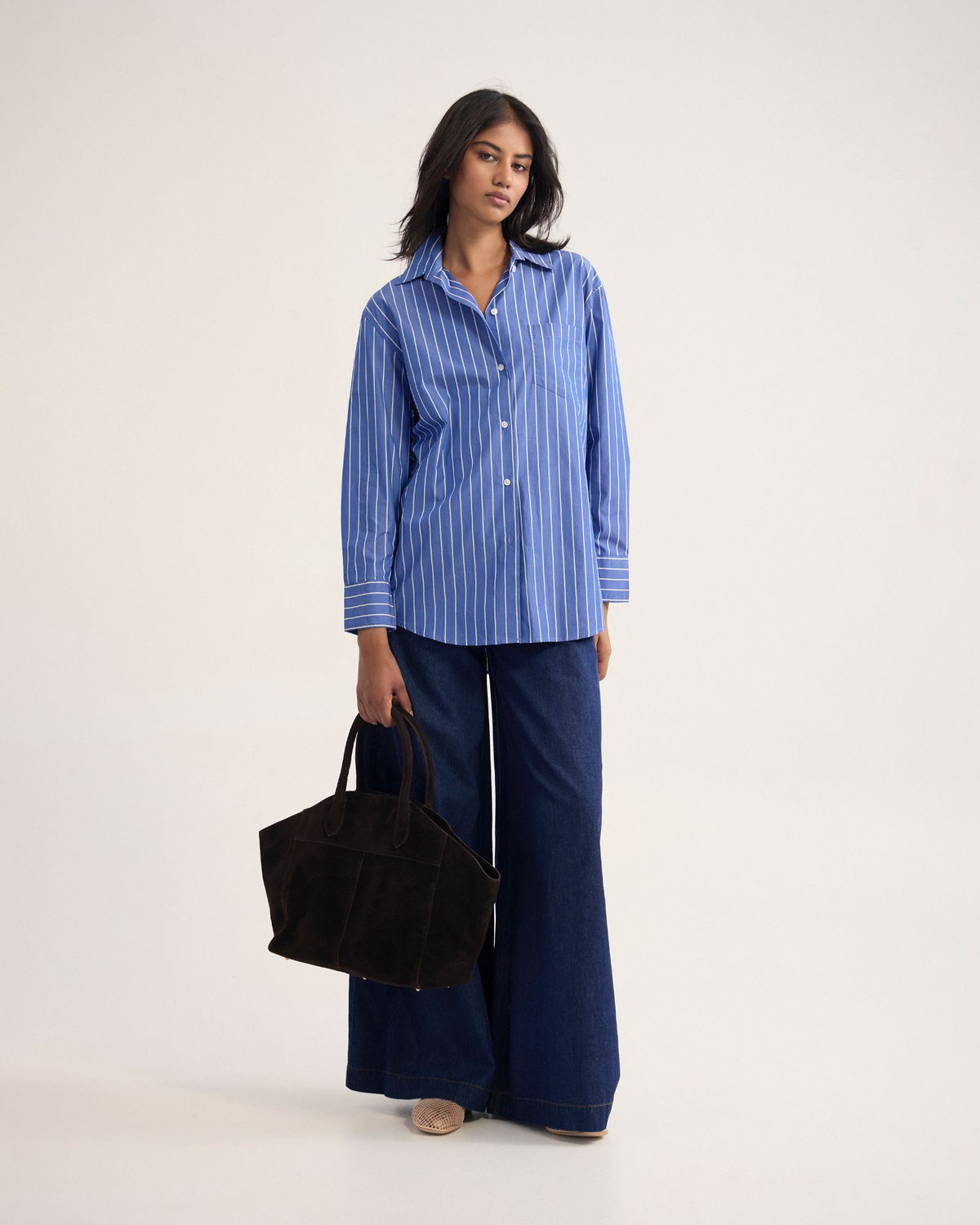 Hailey Striped Euro Fabric Shirt WOMENS SHIRTS