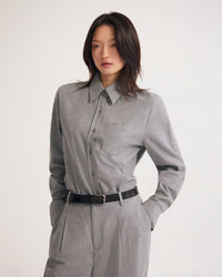 Adrienne Euro Fabric Oversize Shirt