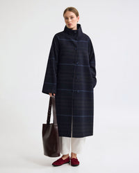 Edi Wool Funnel Collar Coat