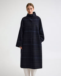 Edi Wool Funnel Collar Coat