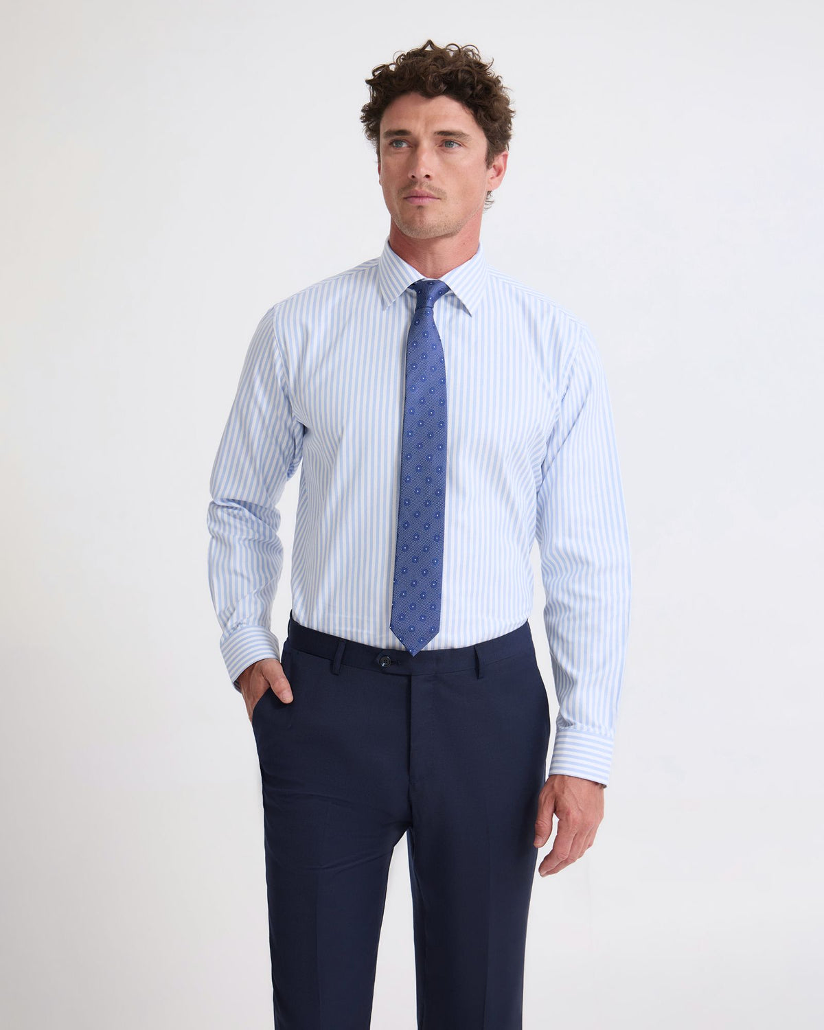 Regent Classic Fit Stripe Shirt MENS SHIRTS