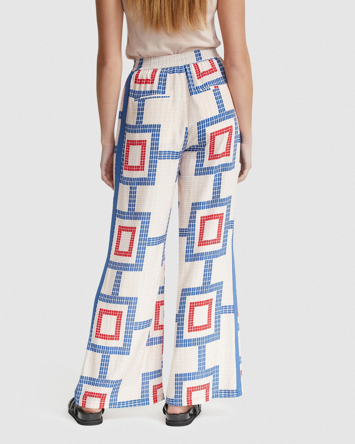 CHANTEL WIDE LEG PANTS WITH SIDE TAPE WOMENS PANTS