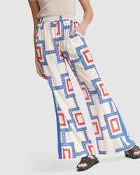 CHANTEL WIDE LEG PANTS WITH SIDE TAPE WOMENS PANTS