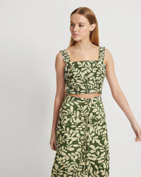 AVRIL VINE PRINT BUSTIER TOP WOMENS TOPS