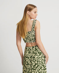 AVRIL VINE PRINT BUSTIER TOP WOMENS TOPS