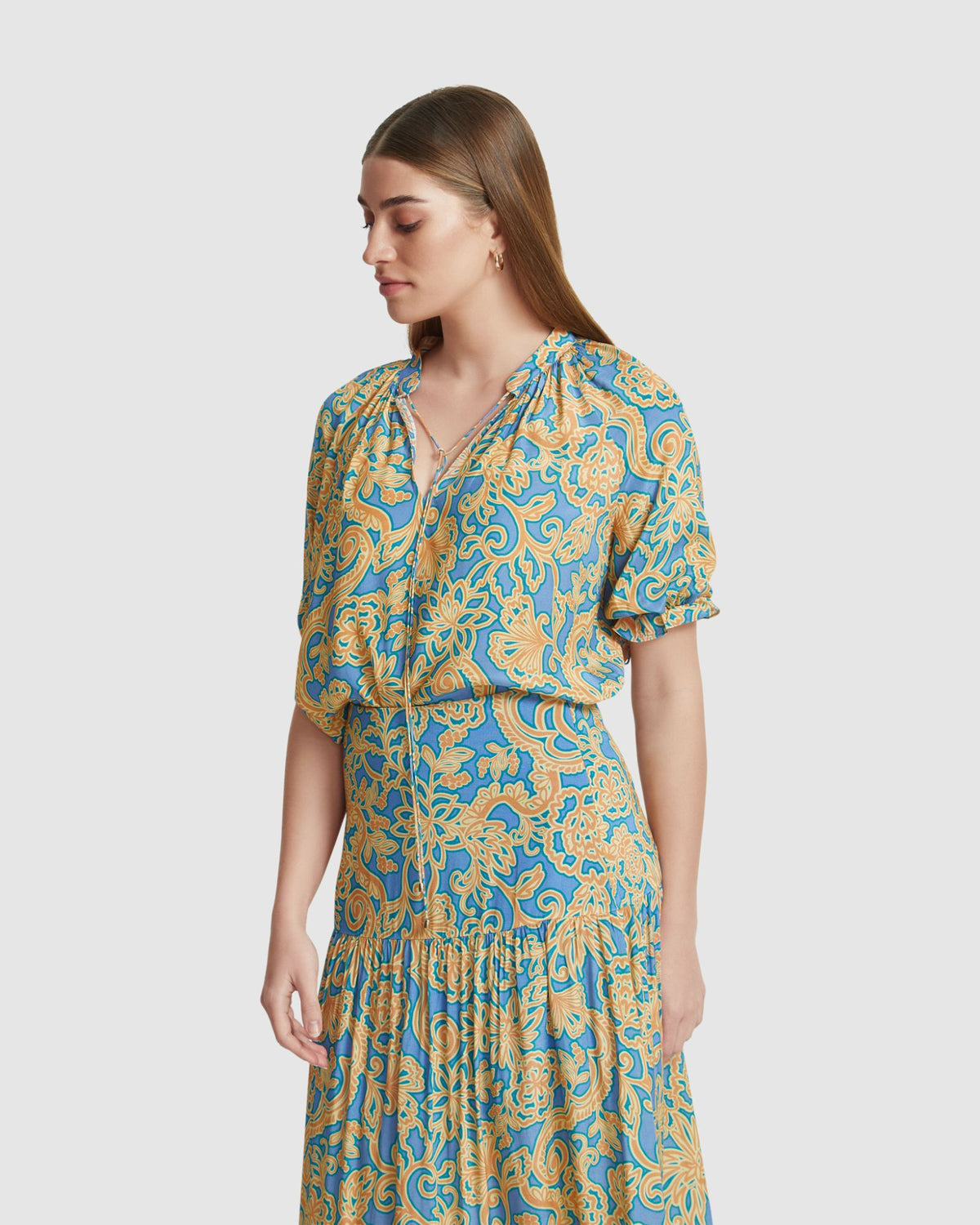 ISABEL TROPICS TOP WOMENS TOPS