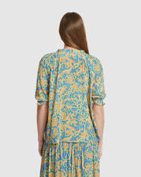 ISABEL TROPICS TOP WOMENS TOPS