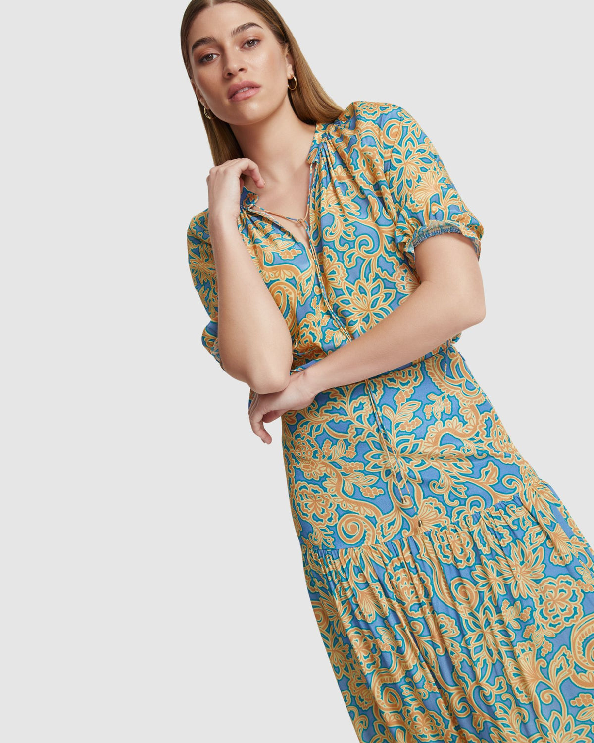 ISABEL TROPICS TOP WOMENS TOPS