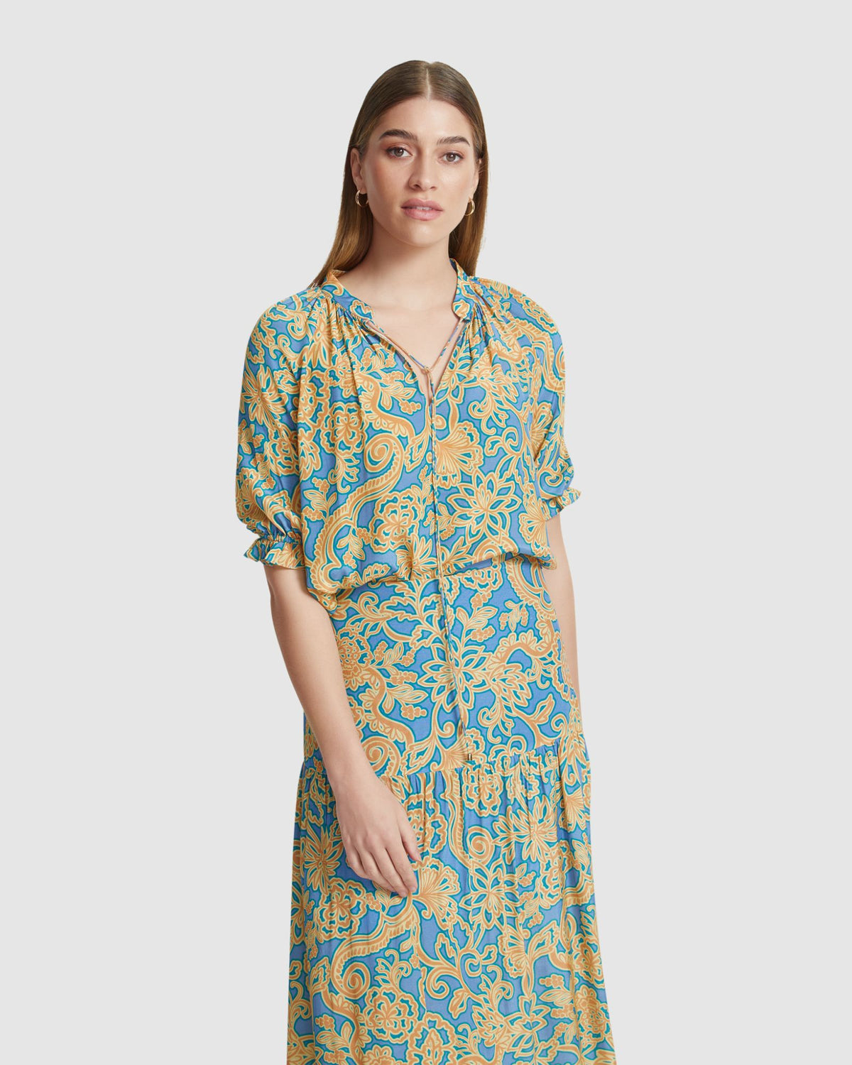 ISABEL TROPICS TOP WOMENS TOPS