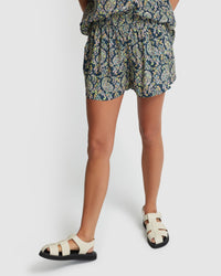 COURTNEY PAISLEY SHORTS WOMENS PANTS