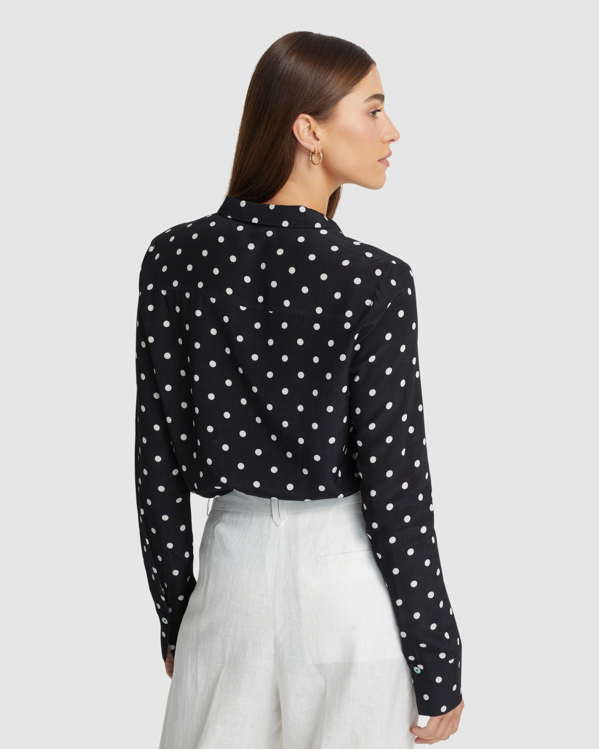 POPPY SPOT BLOUSE WOMENS SHIRTS