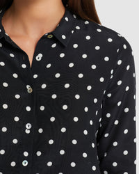 POPPY SPOT BLOUSE WOMENS SHIRTS