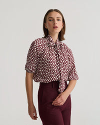 Simone Tie Neck Shirt WOMENS SHIRTS