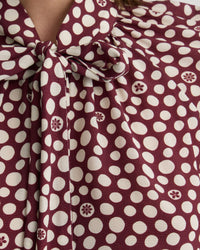 Simone Tie Neck Shirt WOMENS SHIRTS