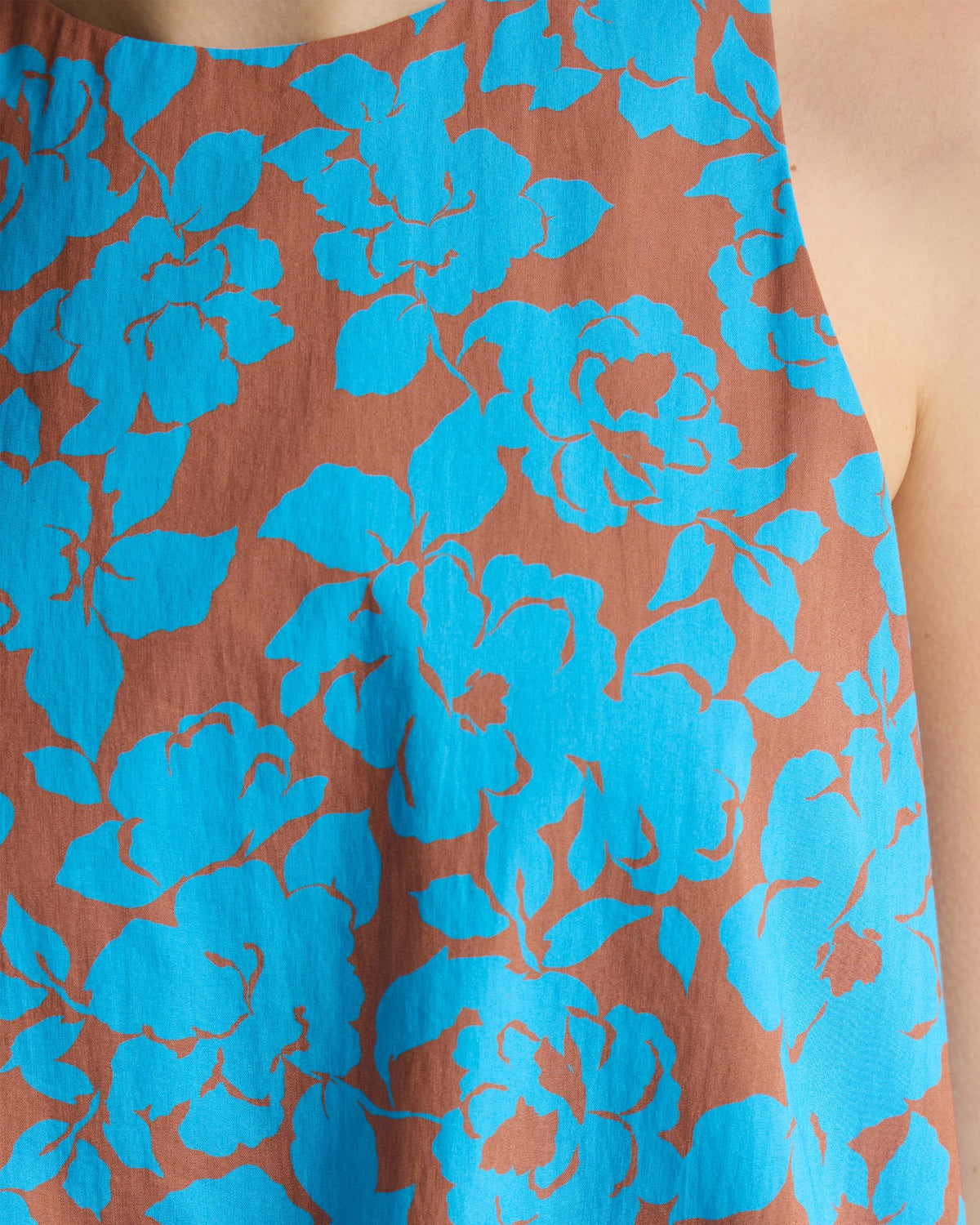 Clover Printed Cotton Shell Top WOMENS TOPS