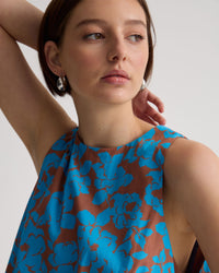 Clover Printed Cotton Shell Top WOMENS TOPS