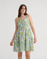 Terra Ditsy Floral Linen Dress WOMENS DRESSES