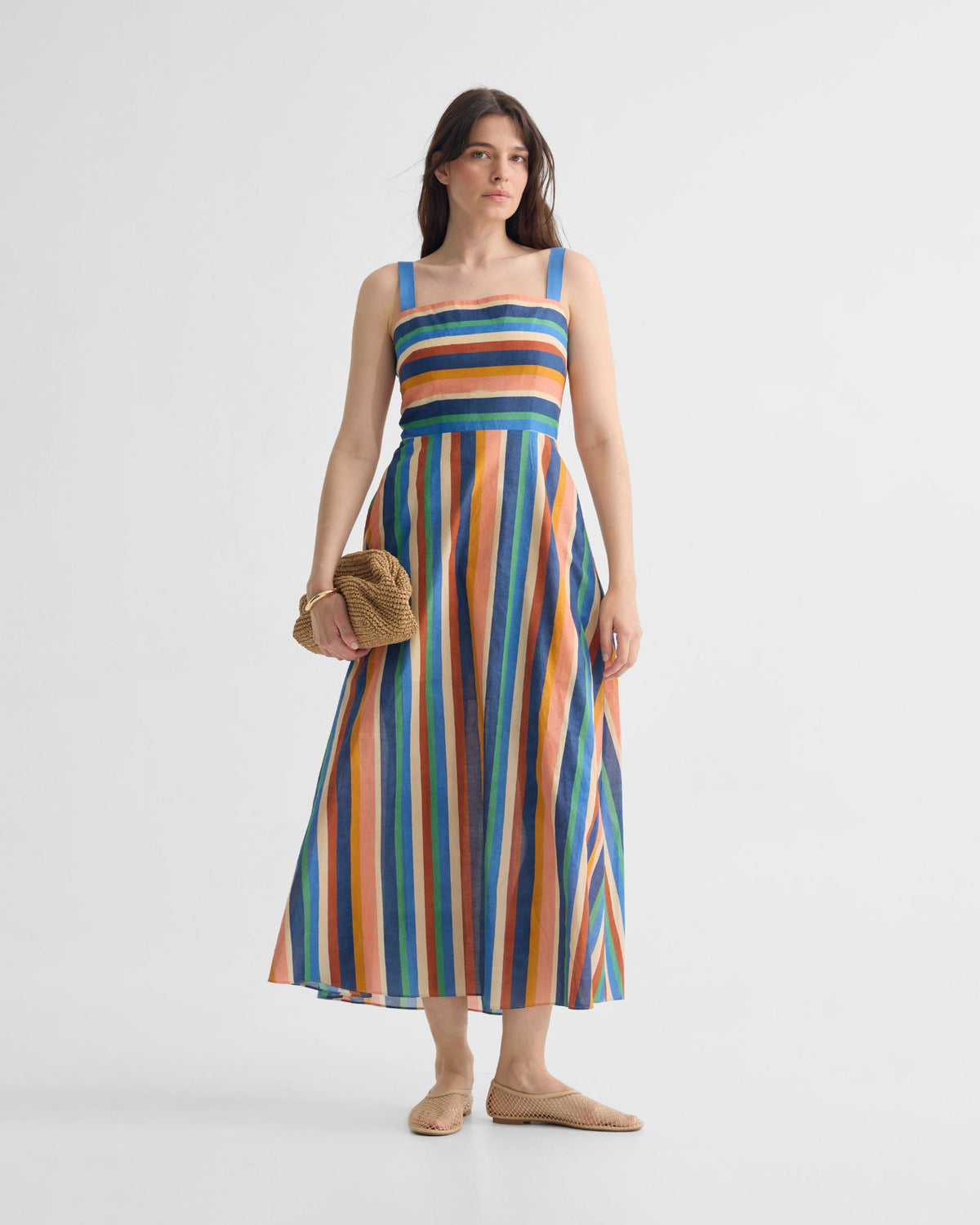 Madeira Striped Dress WOMENS DRESSES