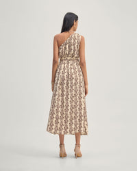 Samia One Shoulder Printed Dress WOMENS DRESSES