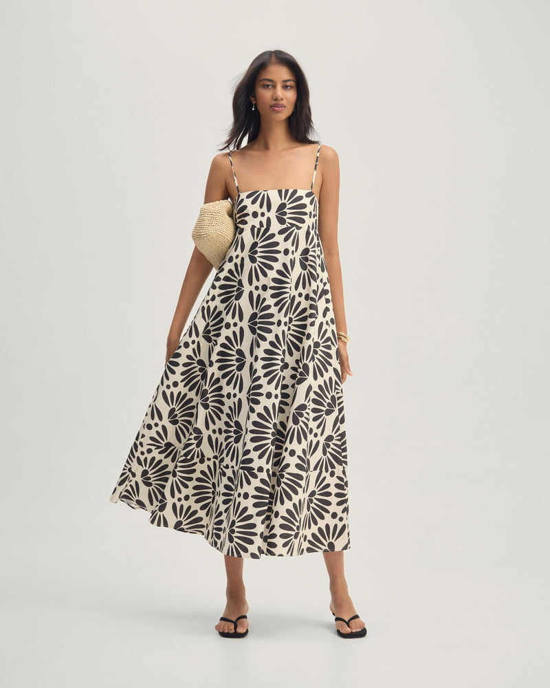 Jessica Cotton Printed Dress