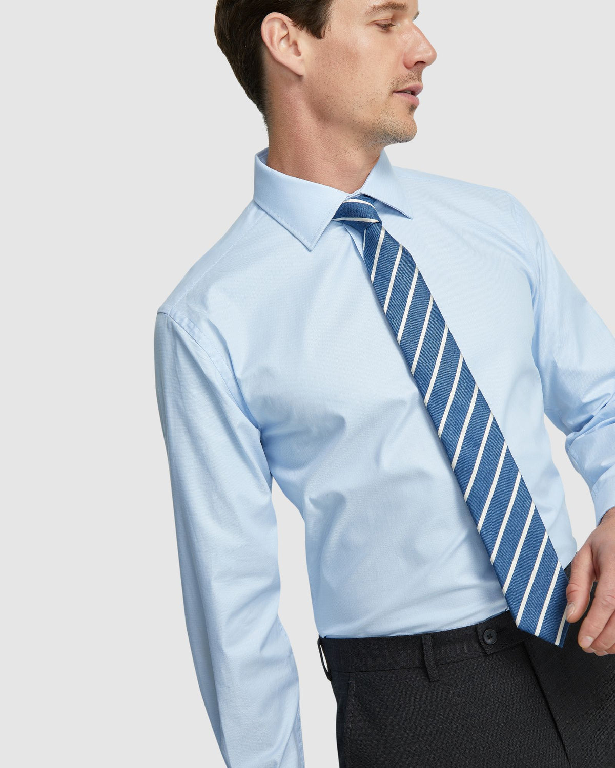 ISLINGTON REGULAR FIT DOBBY SHIRT MENS SHIRTS