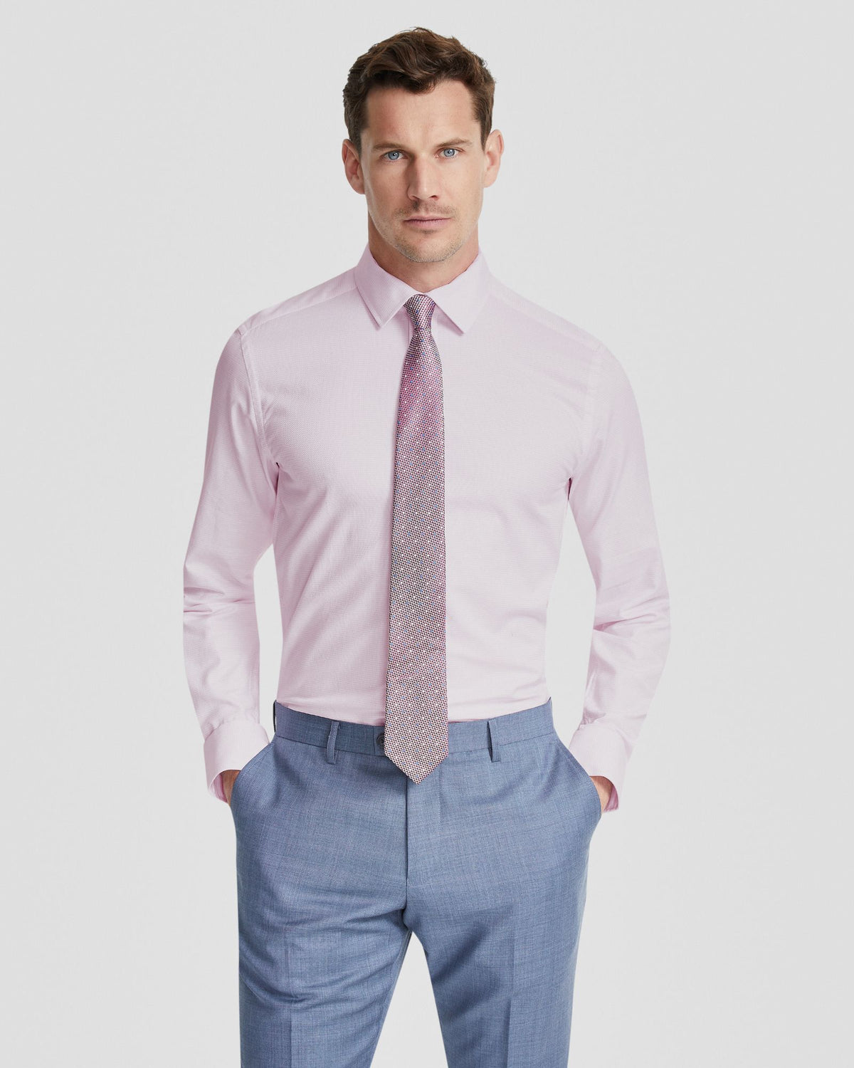 ISLINGTON DOBBY SHIRT MENS SHIRTS