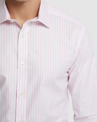 BECKTON COTTON STRETCH STRIPE SHIRT MENS SHIRTS