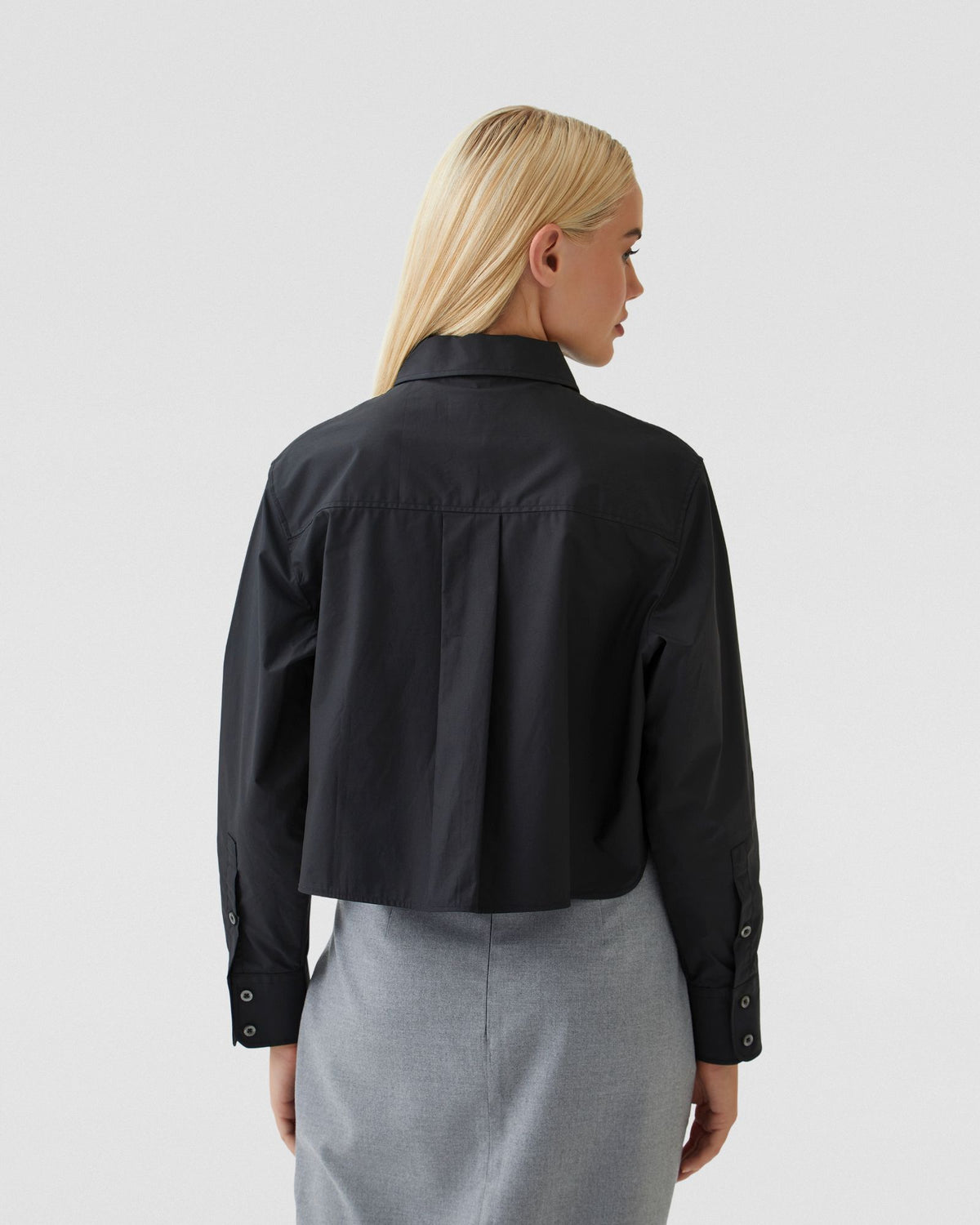 CARRIE COTTON CROP SHIRT WOMENS SHIRTS