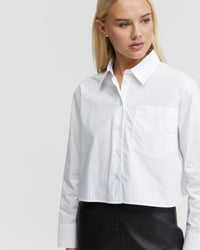 Carrie Cotton Crop Shirt