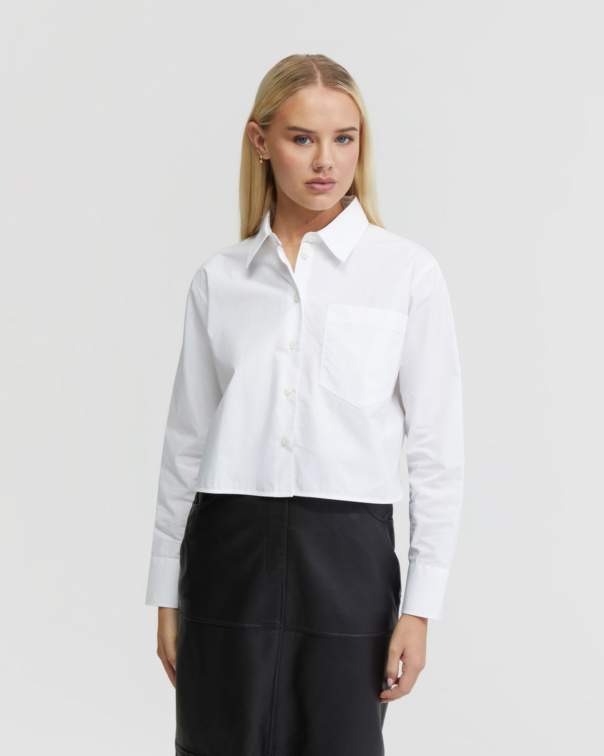 Carrie Cotton Crop Shirt