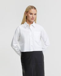 Carrie Cotton Crop Shirt