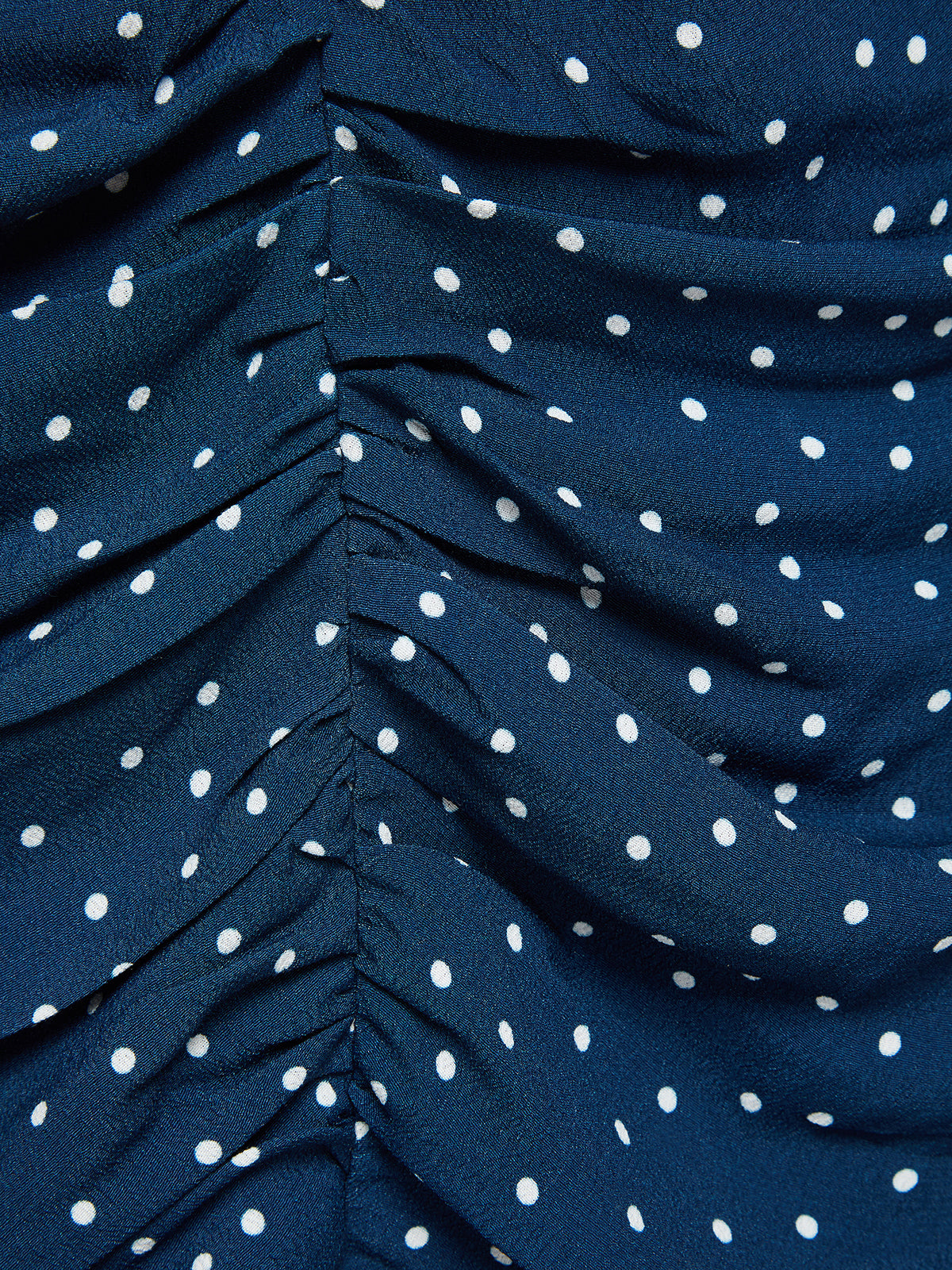 AMBER SPOT SKIRT NAVY/WHITE