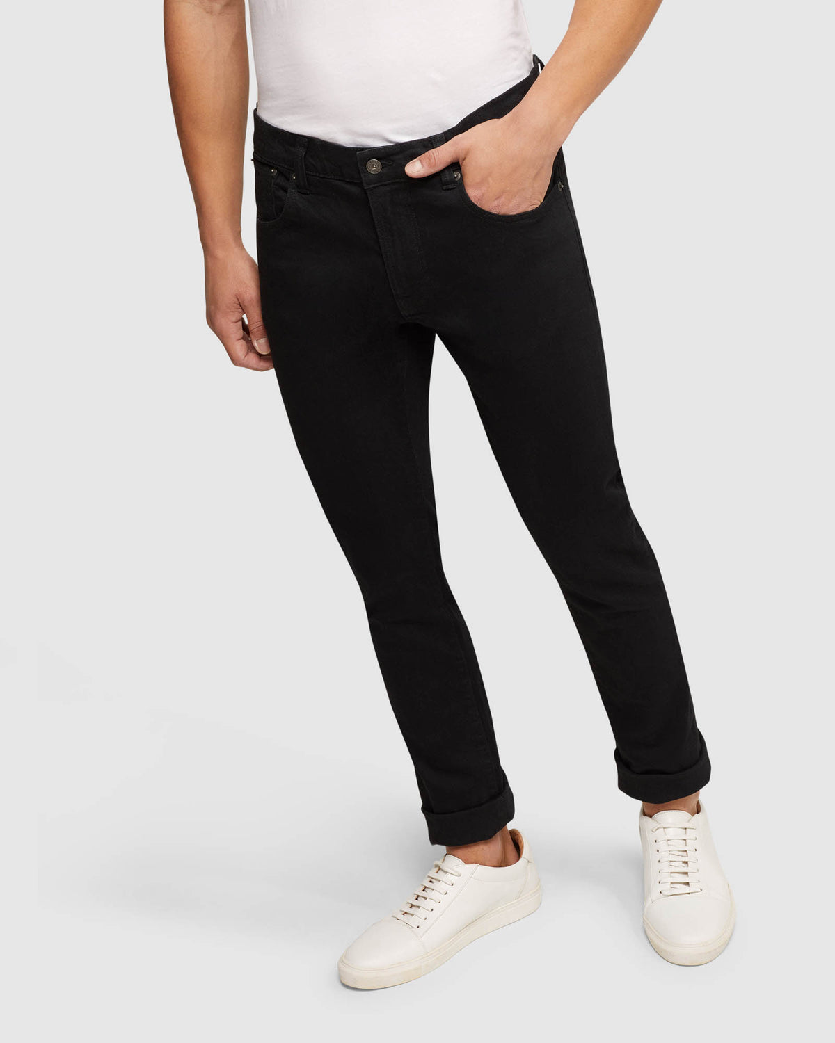 LEO OVERDYED JEANS MENS TROUSERS