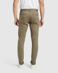 STRETCH ORGANIC COTTON SKINNY CHINOS MENS TROUSERS