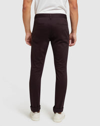 STRETCH ORGANIC COTTON SKINNY CHINOS MENS TROUSERS