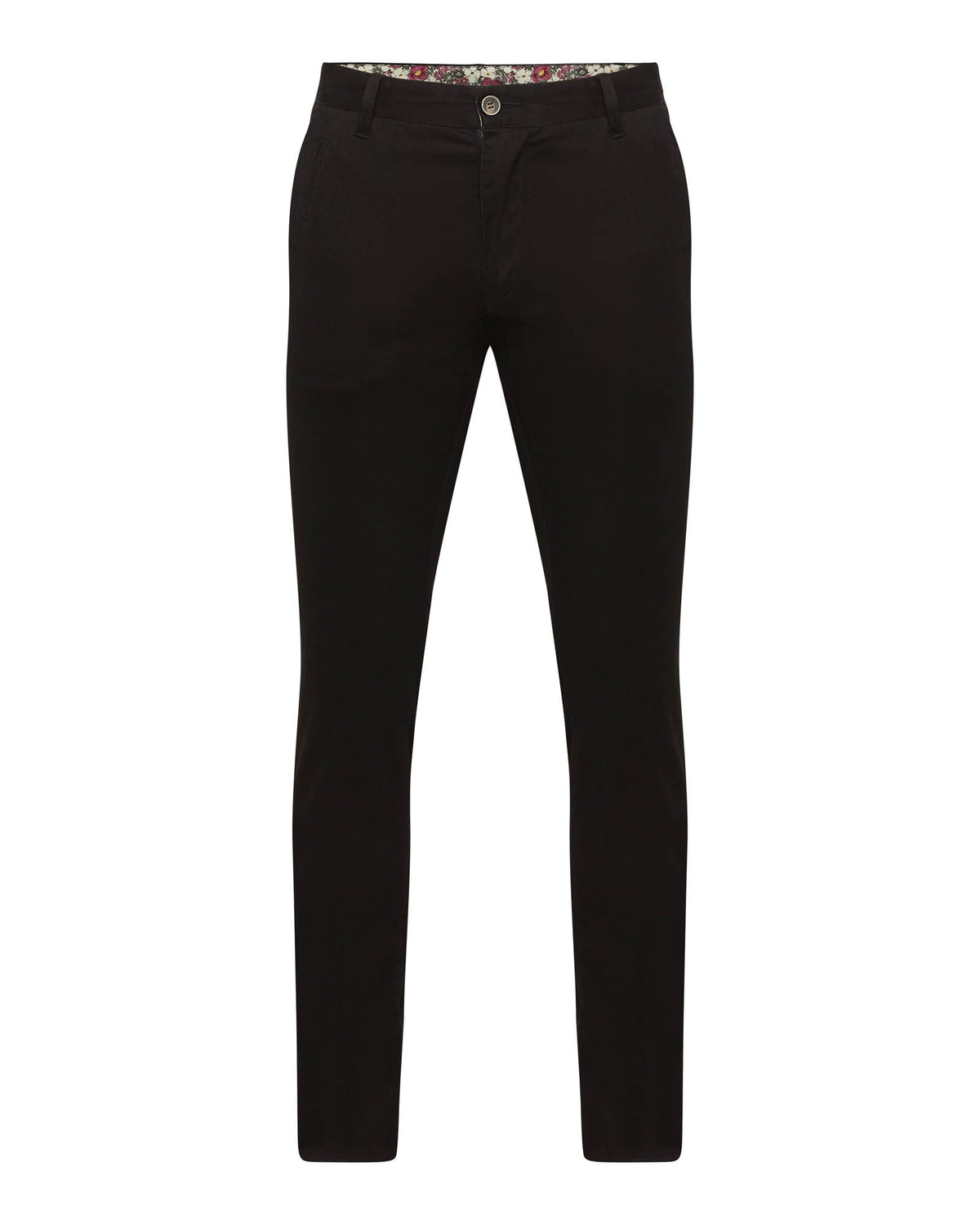 STRETCH ORGANIC CTTN SKINNY CHINOS MENS TROUSERS