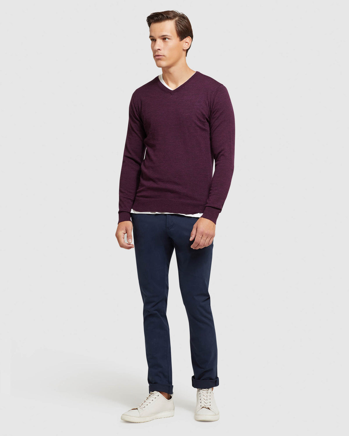 DANNY CASUAL ORGANIC COTTON CHINOS MENS TROUSERS