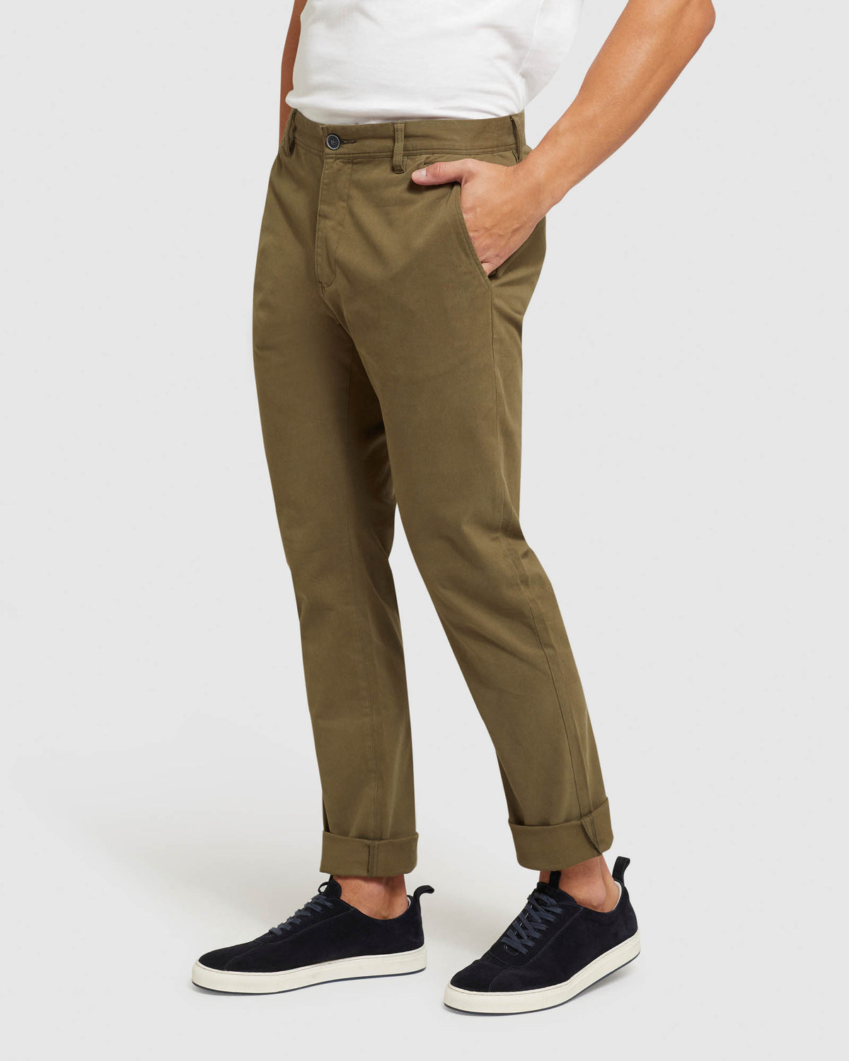 DANNY CASUAL ORGANIC COTTON CHINOS MENS TROUSERS