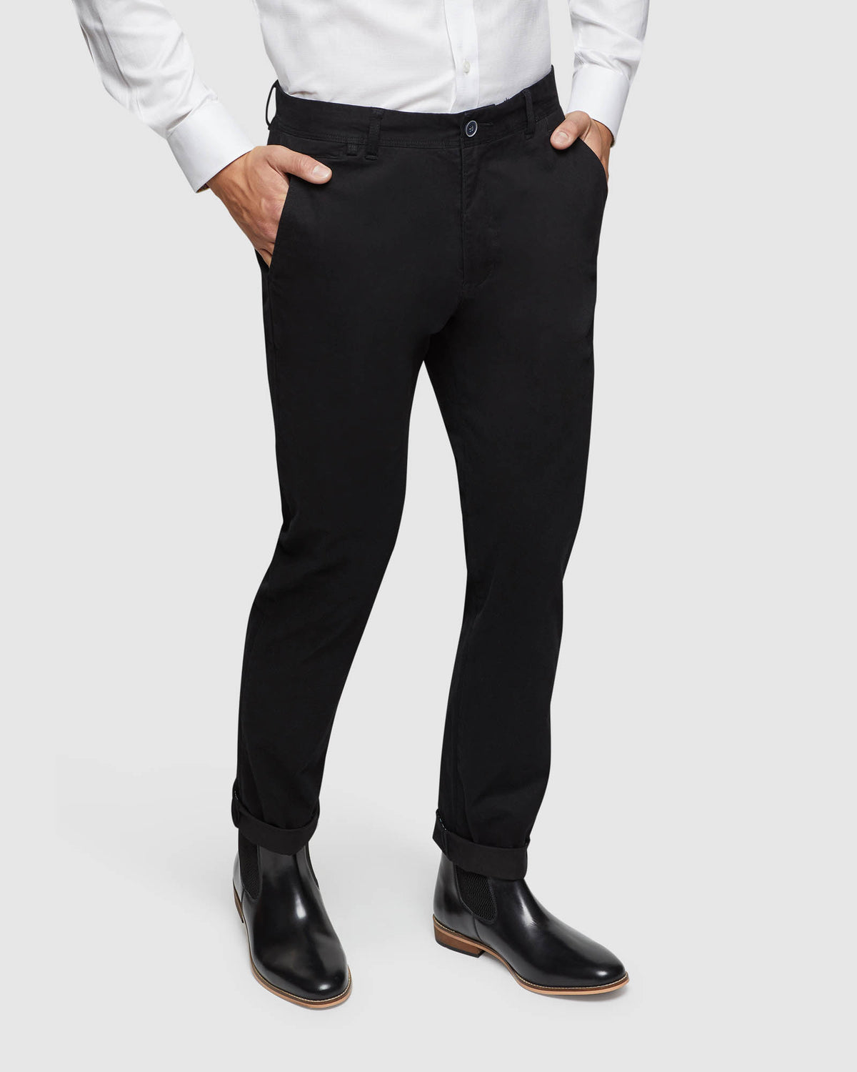 DANNY CASUAL ORGANIC COTTON CHINOS MENS TROUSERS