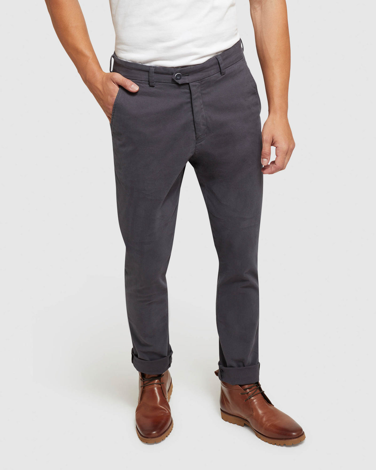 LUKA STRETCH ORGANIC COTTON PANTS MENS TROUSERS