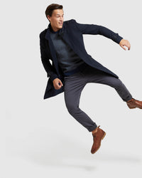 LUKA STRETCH ORGANIC COTTON PANTS MENS TROUSERS