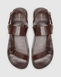 NAKOA LEATHER SANDALS MENS SHOES
