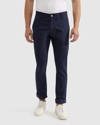 STRETCH SKINNY FIT ORGANIC COTTON CHINOS MENS TROUSERS