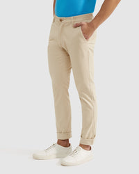 STRETCH SKINNY FIT ORGANIC COTTON CHINOS - AVAILABLE ~ 1-2 weeks MENS TROUSERS