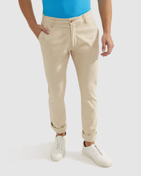STRETCH SKINNY FIT ORGANIC COTTON CHINOS - AVAILABLE ~ 1-2 weeks MENS TROUSERS