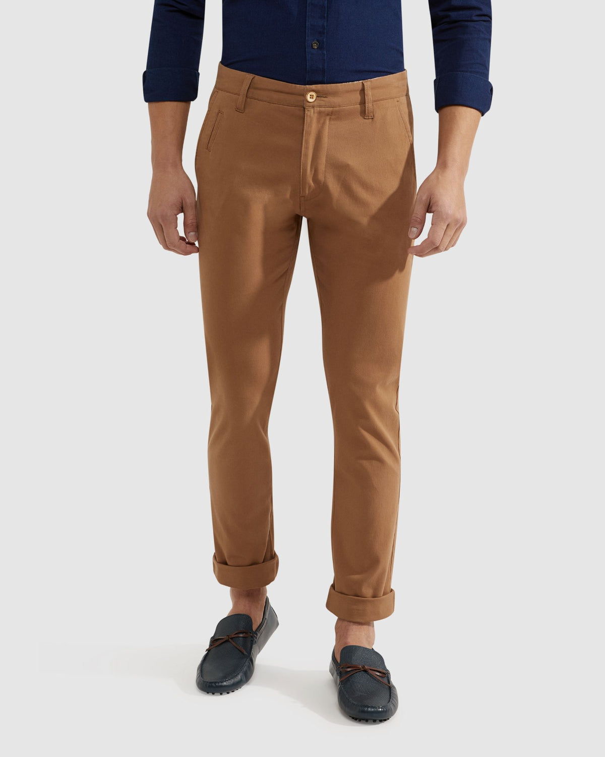 STRETCH SKINNY FIT ORGANIC COTTON CHINOS - AVAILABLE ~ 1-2 weeks MENS TROUSERS