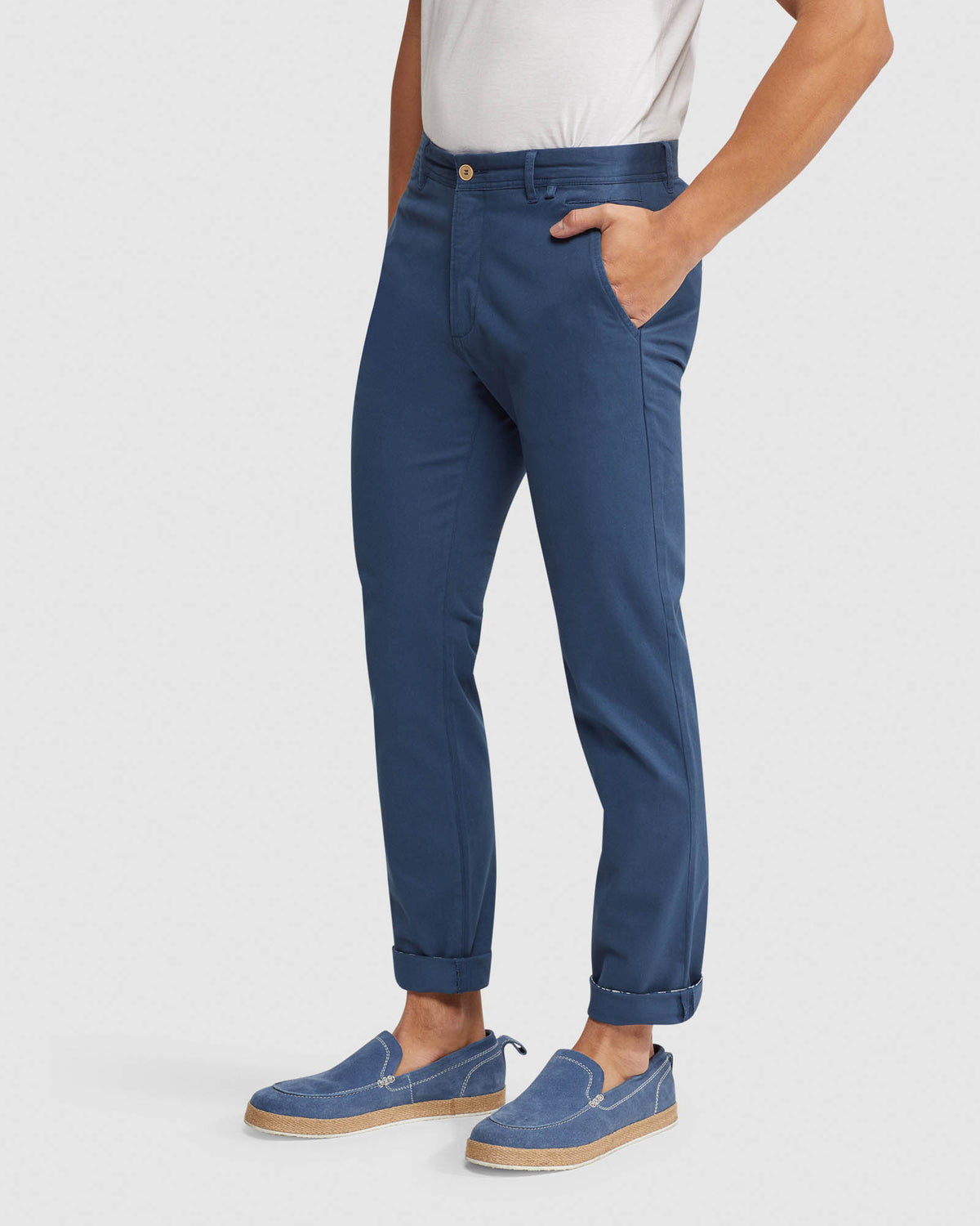 DANNY CASUAL ORGANIC COTTON CHINOS MENS TROUSERS