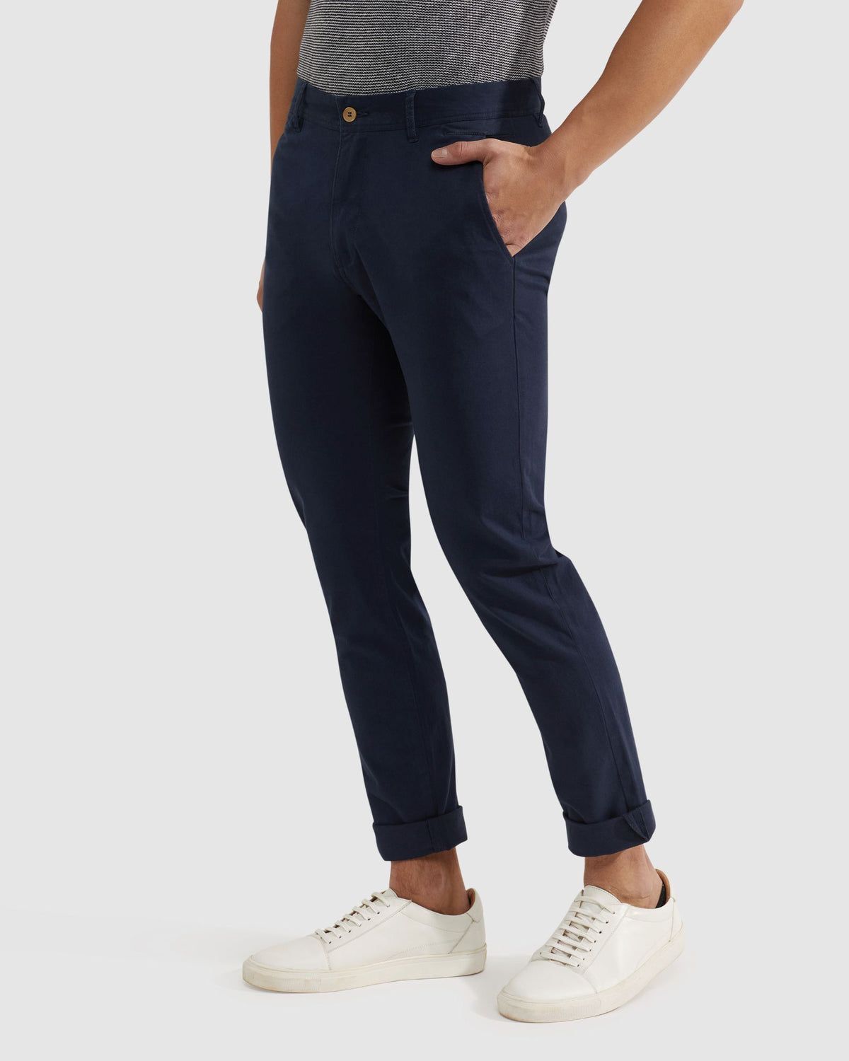 DANNY CASUAL ORGANIC COTTON CHINOS MENS TROUSERS