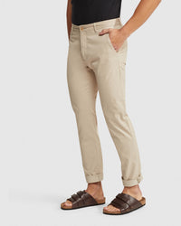 DANNY CASUAL ORGANIC COTTON CHINOS MENS TROUSERS