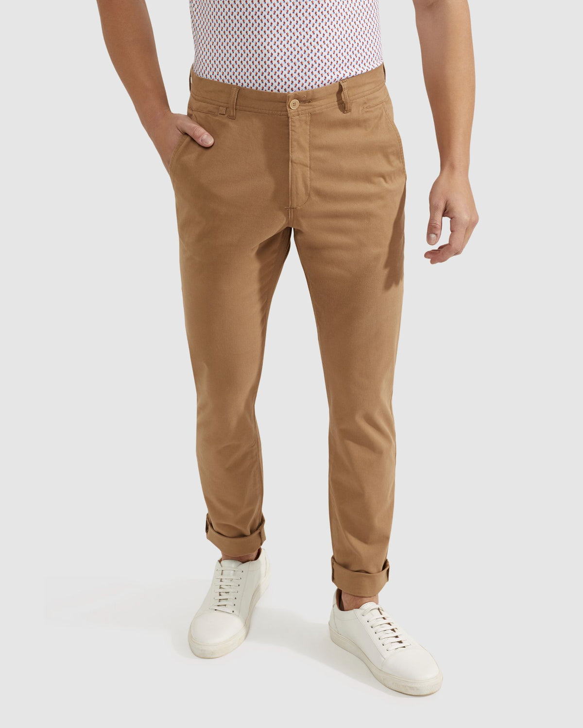 DANNY CASUAL ORGANIC COTTON CHINOS MENS TROUSERS